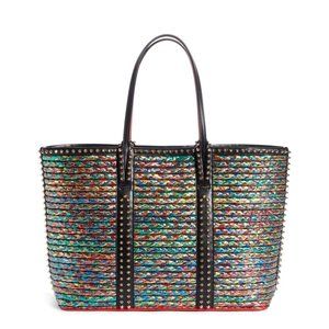 Christian Louboutin 'Cabata' Leather-Trimmed Tote
